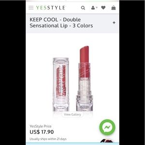 Keep‎ cool double sensational lip in moonlight red